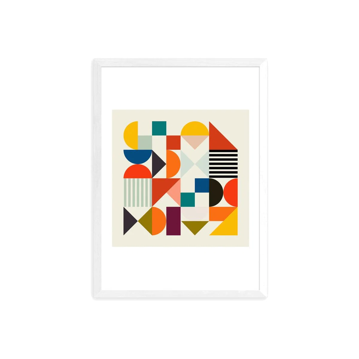 Bauhaus Square by Ana Rut Bre - A3 White Framed Art Print – image 1
