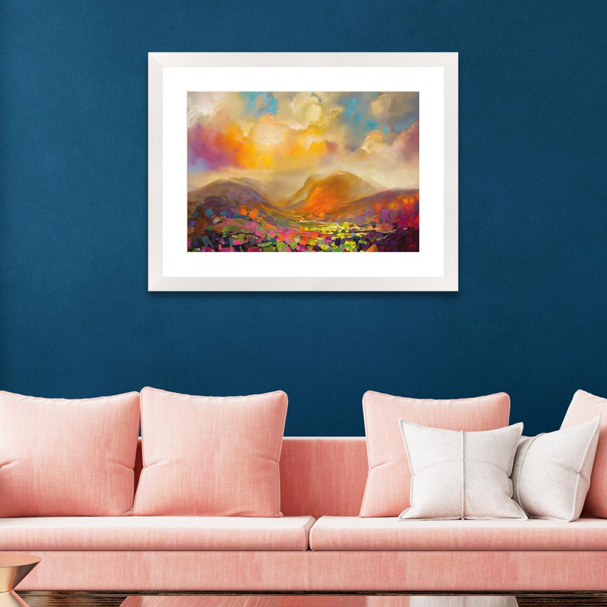 Scott Naismith Nevis Range Colour Framed Art - 60 x 80 – image 2