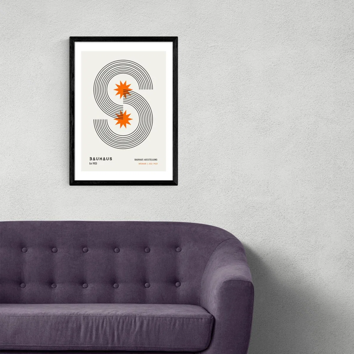 Minimalist Bauhaus by Luxe Poster Co - A3 Black Framed Art Print – image 2