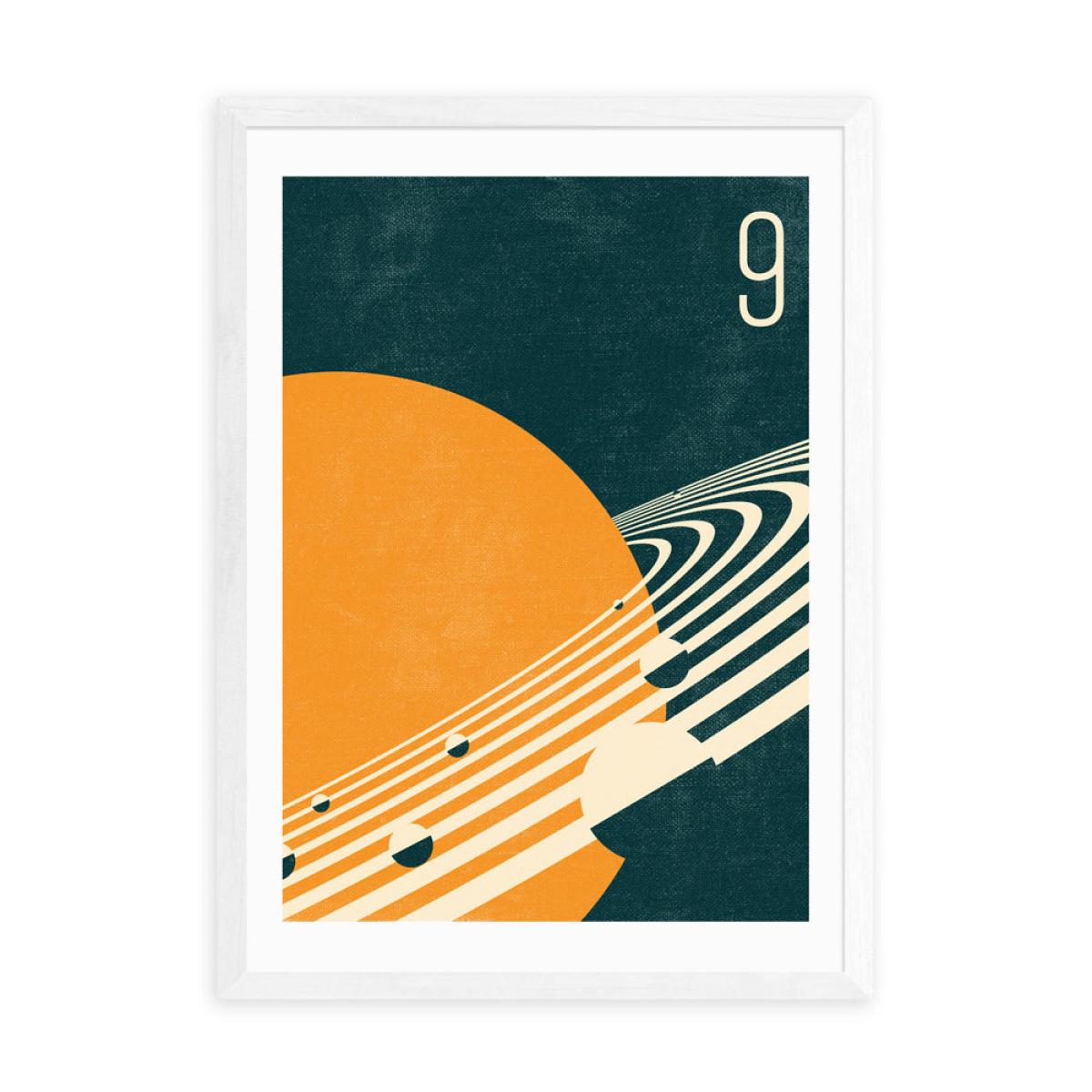 Planet 9 by Simon C Page - A2 Black Framed Art Print – image 2