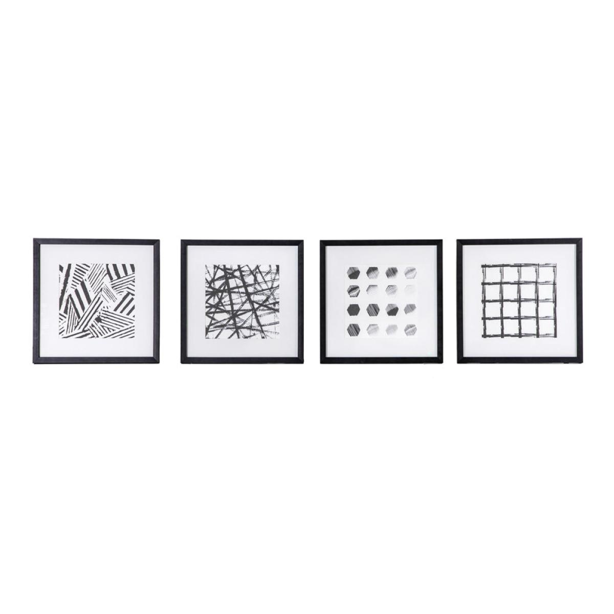 Gallery Interiors Set of 4 Acconcio Abstract Wall Art Multicoloured – image 2