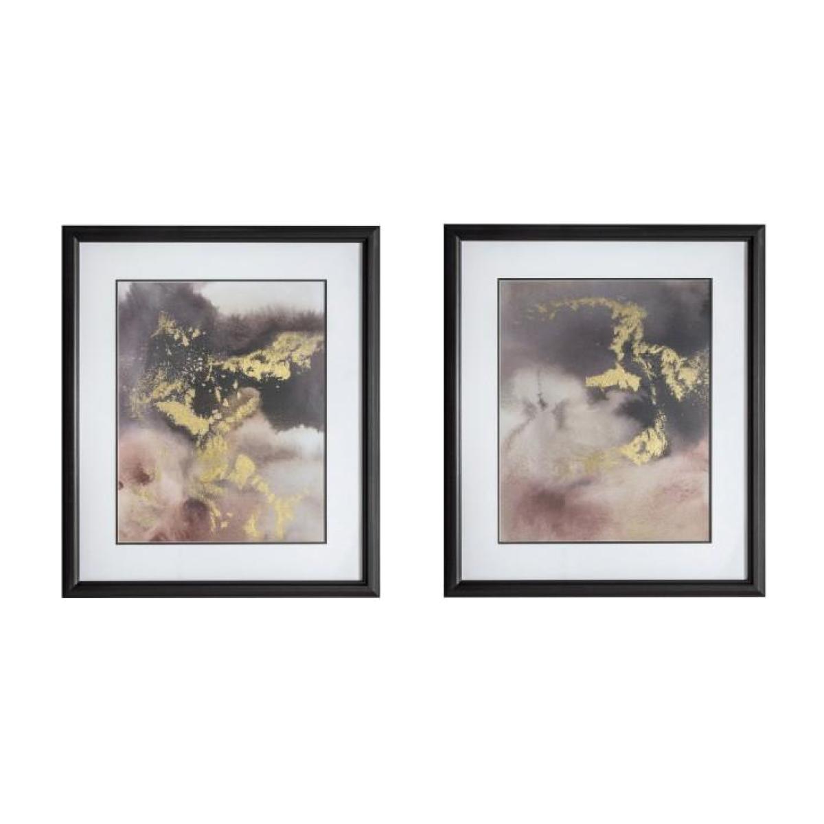 Gallery Interiors Evening Shimmer Framed Art Set Of 2 | Outlet