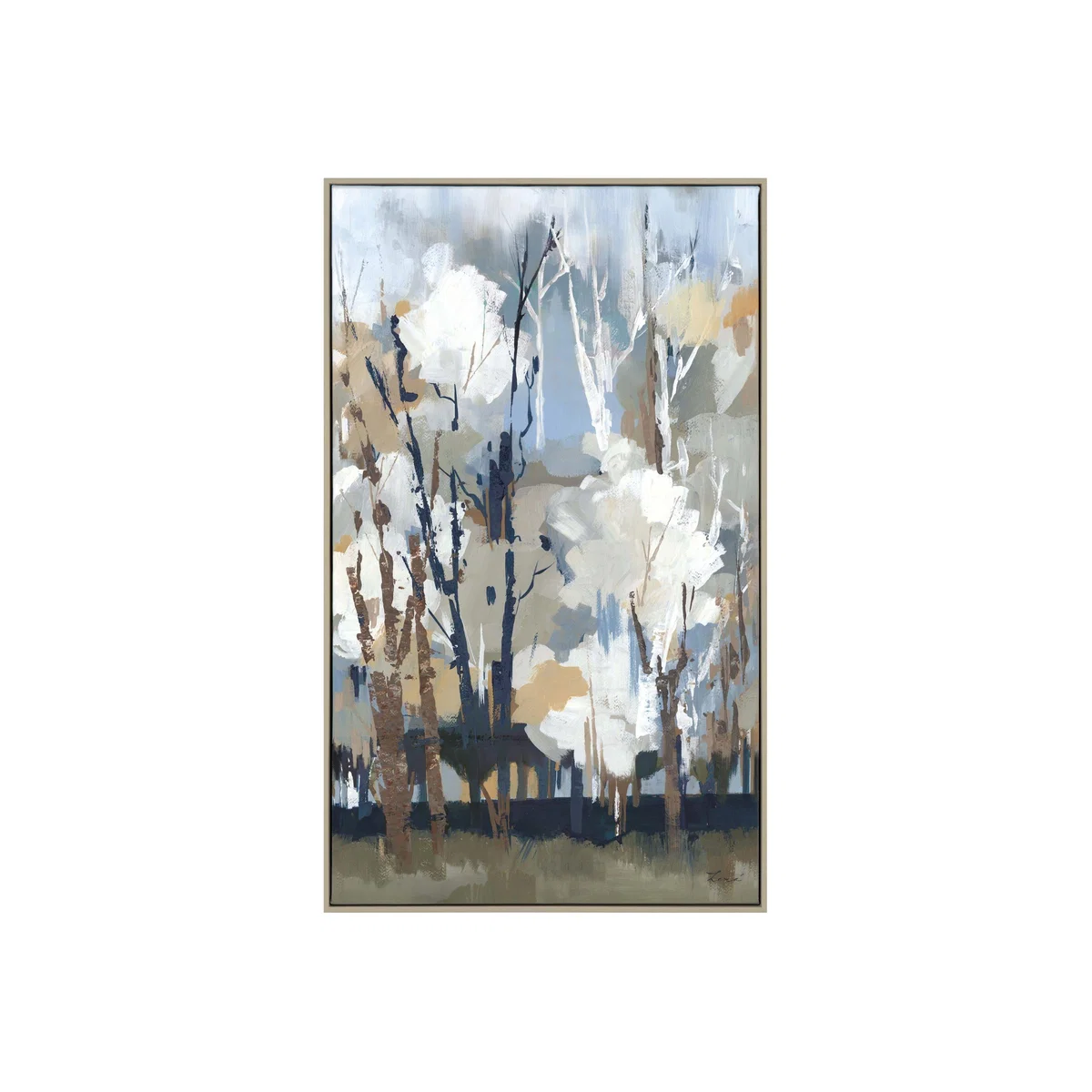 Gallery Interiors 'Silversong Birch' Framed Wall Art - 67 x 40cm – image 1
