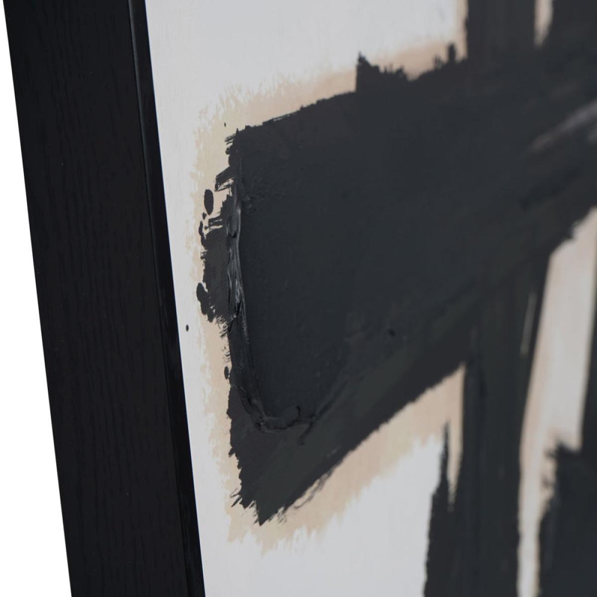 Libra Calm Neutral Collection - Set of 2 Hand Finished Impasto Brushstokes Framed Canvases – image 3