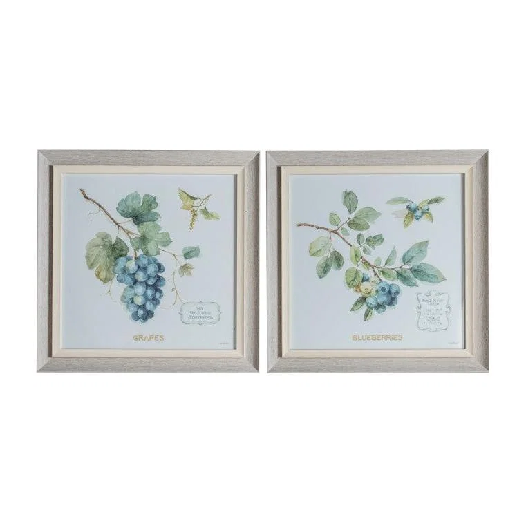 Gallery Direct Berries Framed Art Set Of 2 – image 1
