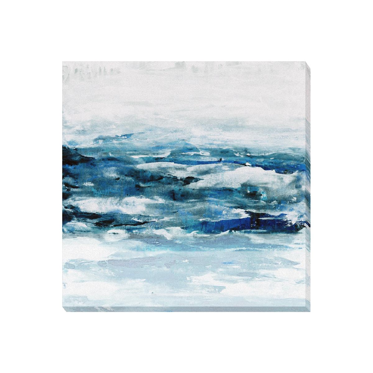 Olivia's 'Seaside Escape' - Wrapped Canvas - 93x93cm