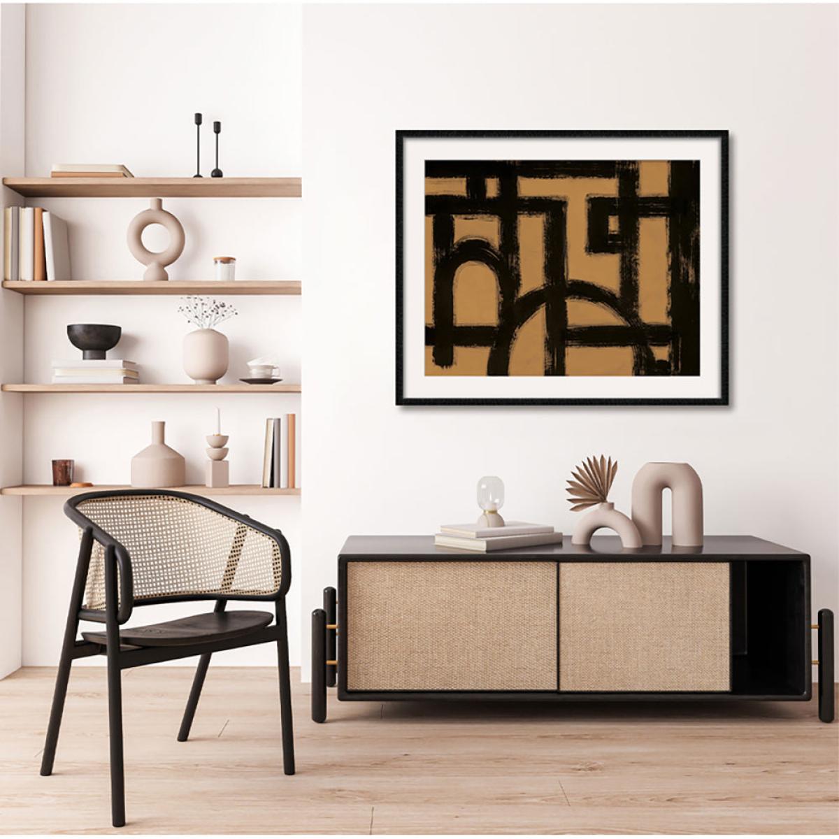 Liang & Eimil Rune Wall Art Black – image 2