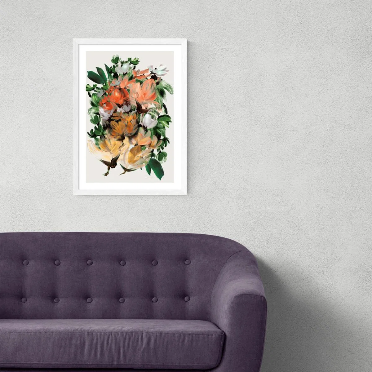 Magnolia by Dan Hobday - A3 White Framed Art Print – image 1