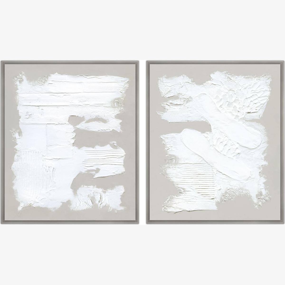 Quintessa Art Set of 2 Allia Hand Painting / 124 x 104cm