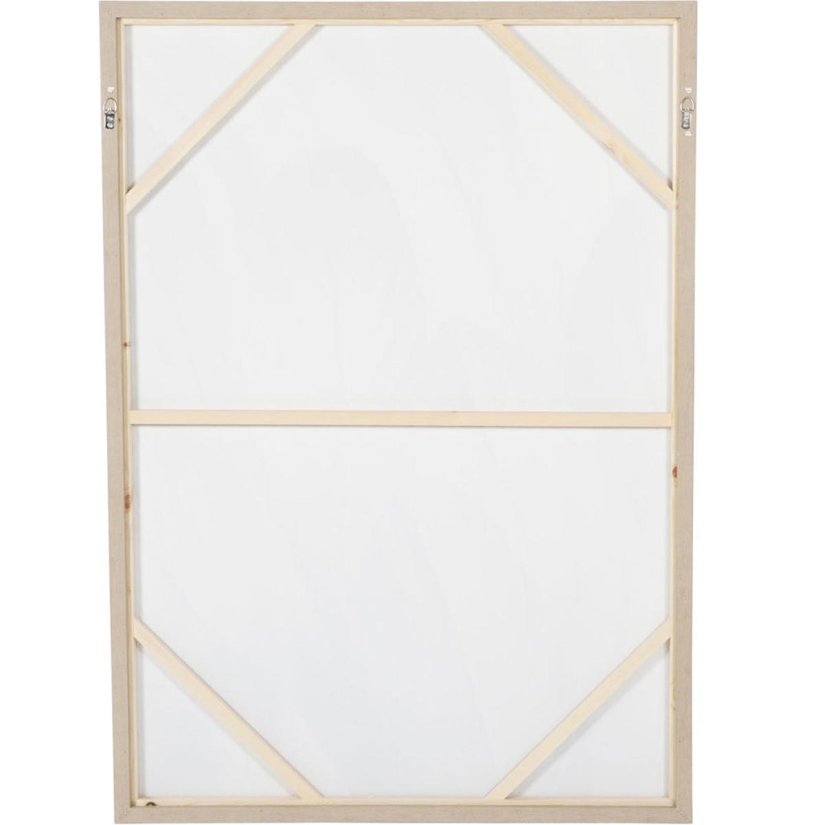 Libra Calm Neutral Collection - Grey Feather Foiled Framed Canvas 140x100cm – image 3