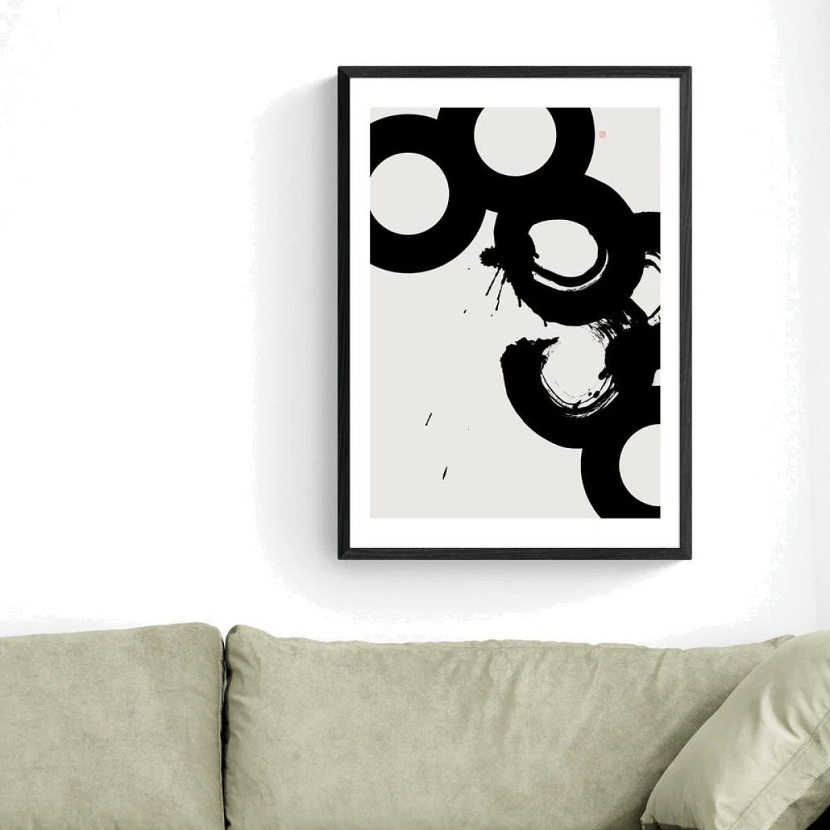Broken Chain by Thoth Adan - A1 Black Framed Art Print – image 1