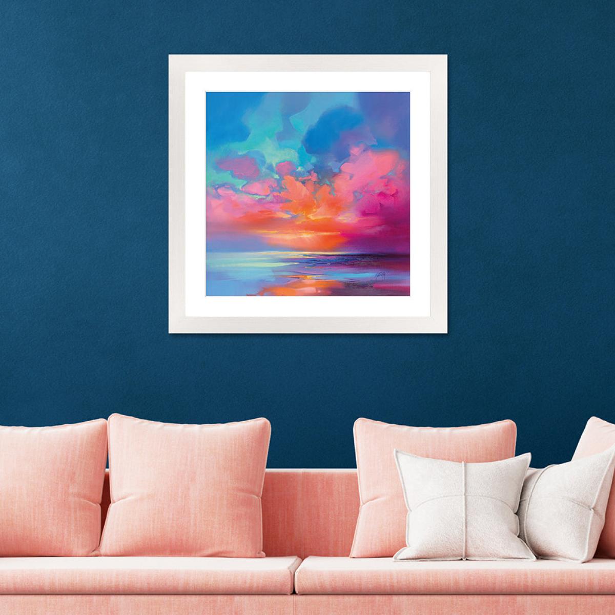 Scott Naismith Creation Of Blue 2 Framed Art - 60 x 60 – image 2