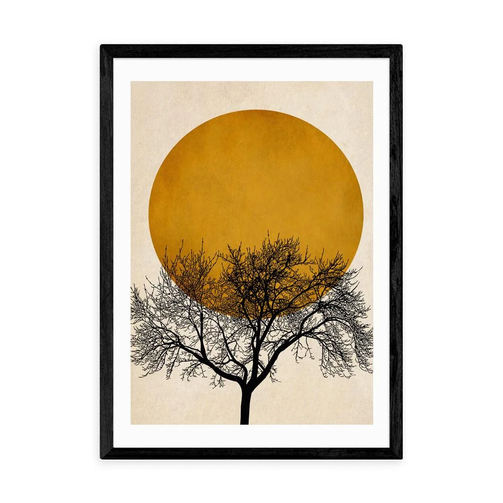 Winter Morning by Kubistika - A2 Black Framed Art Print – image 2