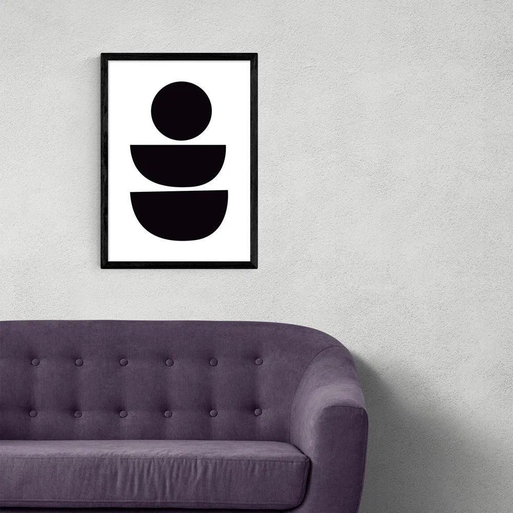 Abstract II by Rafael Farias - A3 Black Framed Art Print – image 1