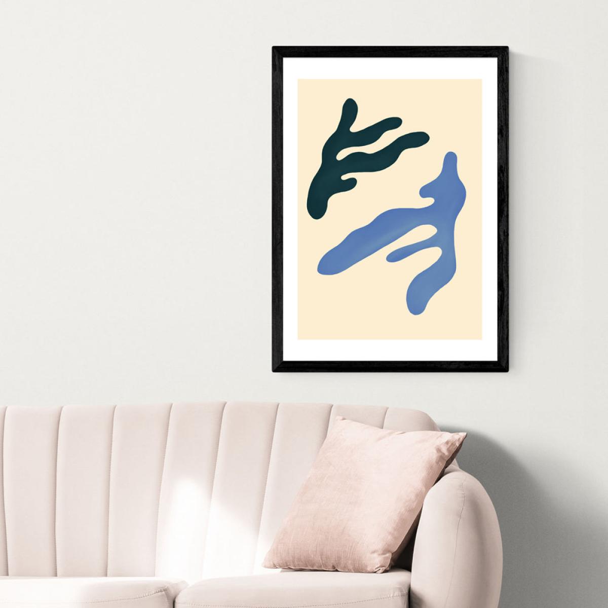Seaweed by Sifa Mustafa - A2 Black Framed Art Print – image 2