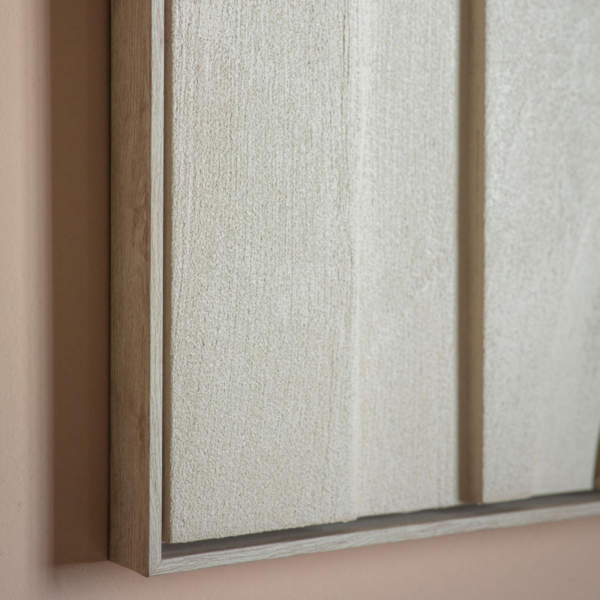 Gallery Interiors Ruskin Vasari Relief Wall Art Natural – image 2