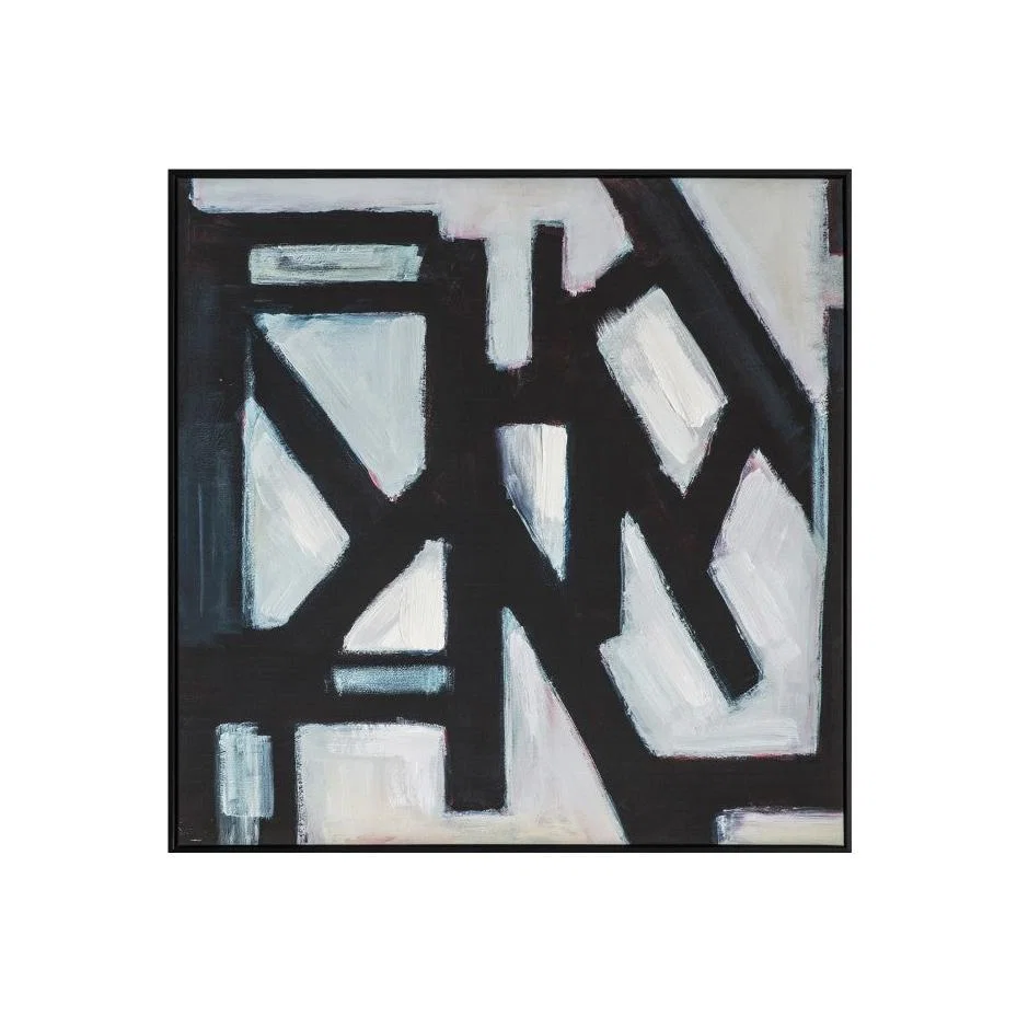 Gallery Direct Crossways Abstract Framed Canvas