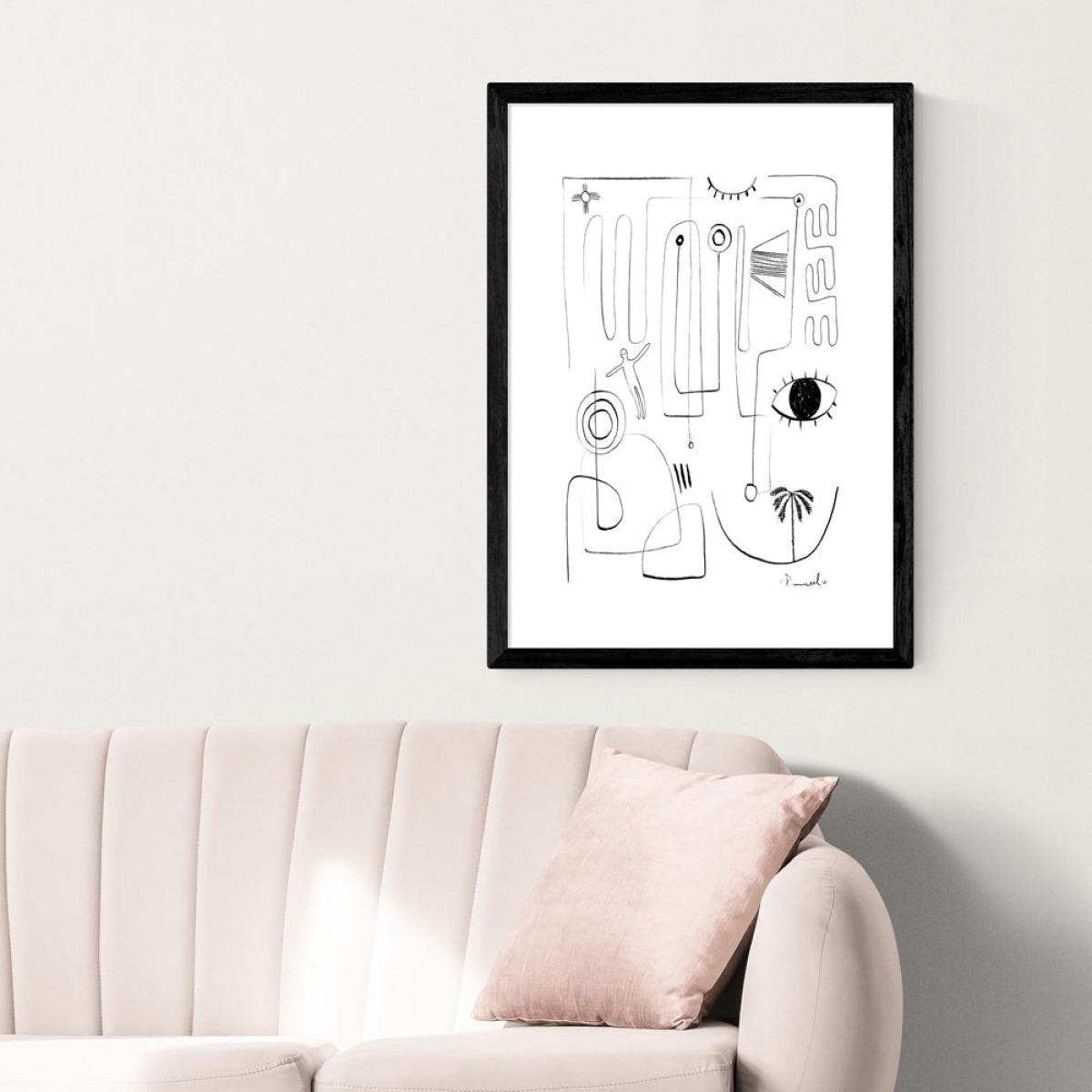 Eyes Have It by Dan Hobday - A2 Black Framed Art Print – image 1