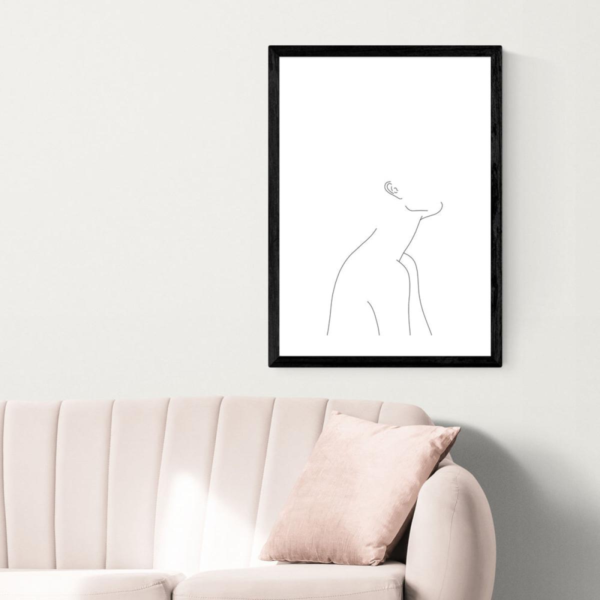 Zina by The Colour Study - A2 Black Framed Art Print – image 2