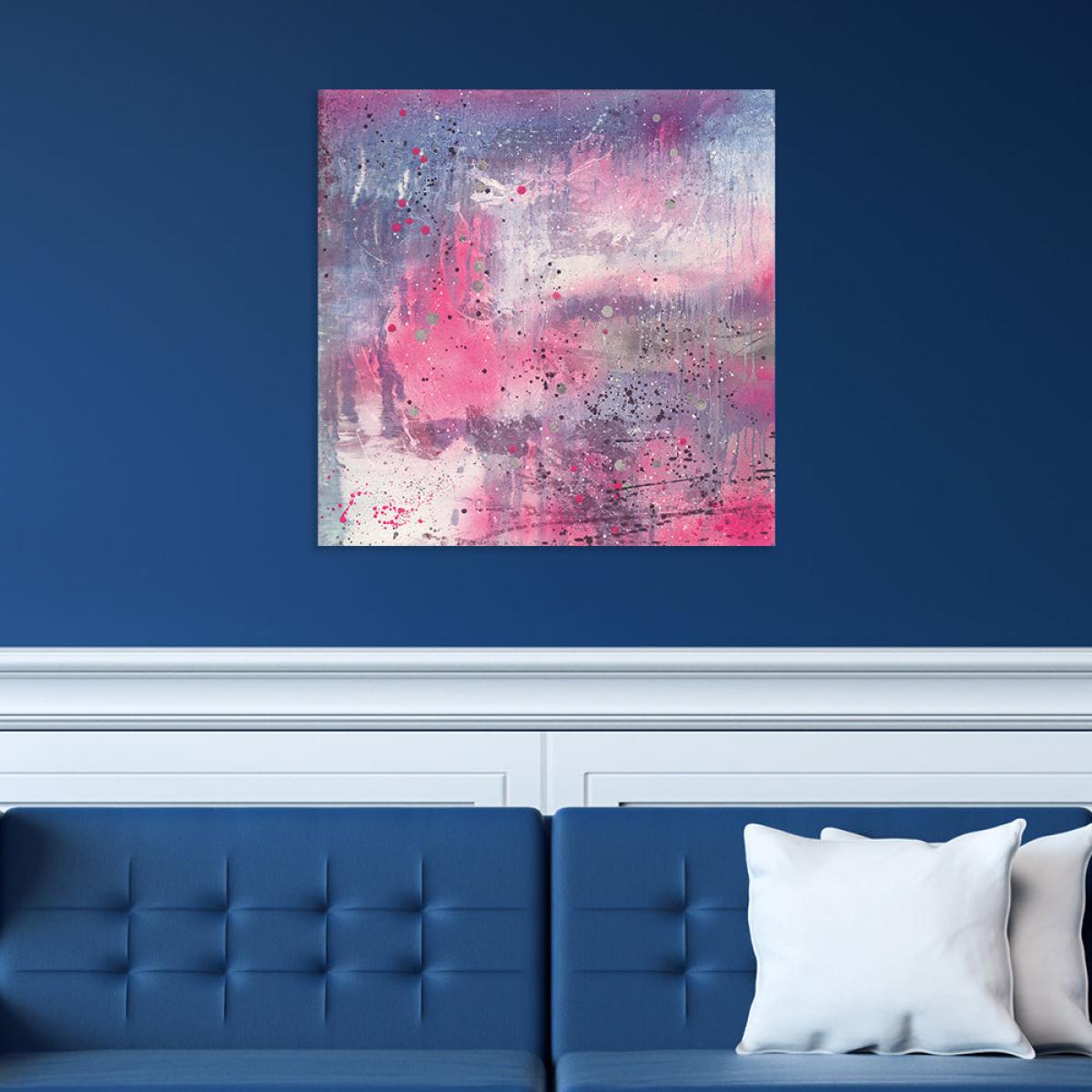 The Art Group Soozy Barker Neon Pink Canvas / 60x60cm – image 4
