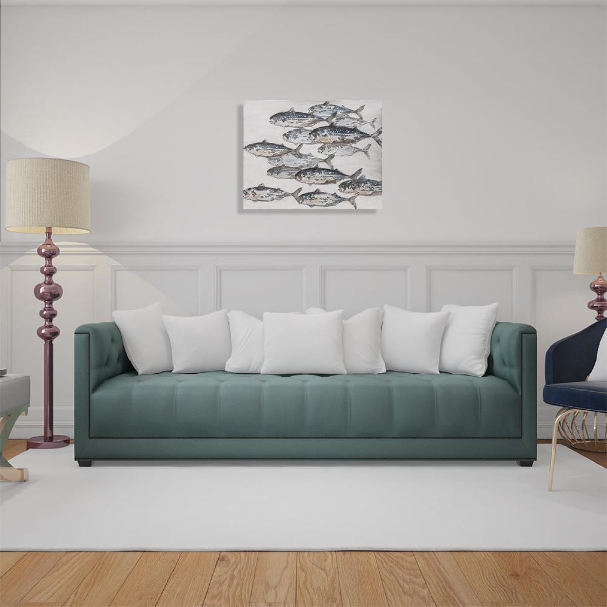 Gallery Direct Down River Fish Art Canvas – image 2