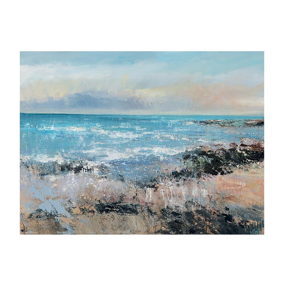 The Art Group Joanne Last (Orange Glow) Canvas Print - 60x80cm – image 1