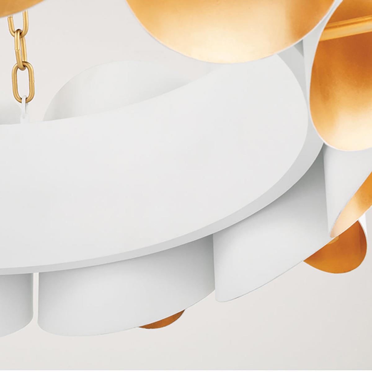Hudson Valley Lighting Banks Wall Sconce Gold Leaf And Black – image 2