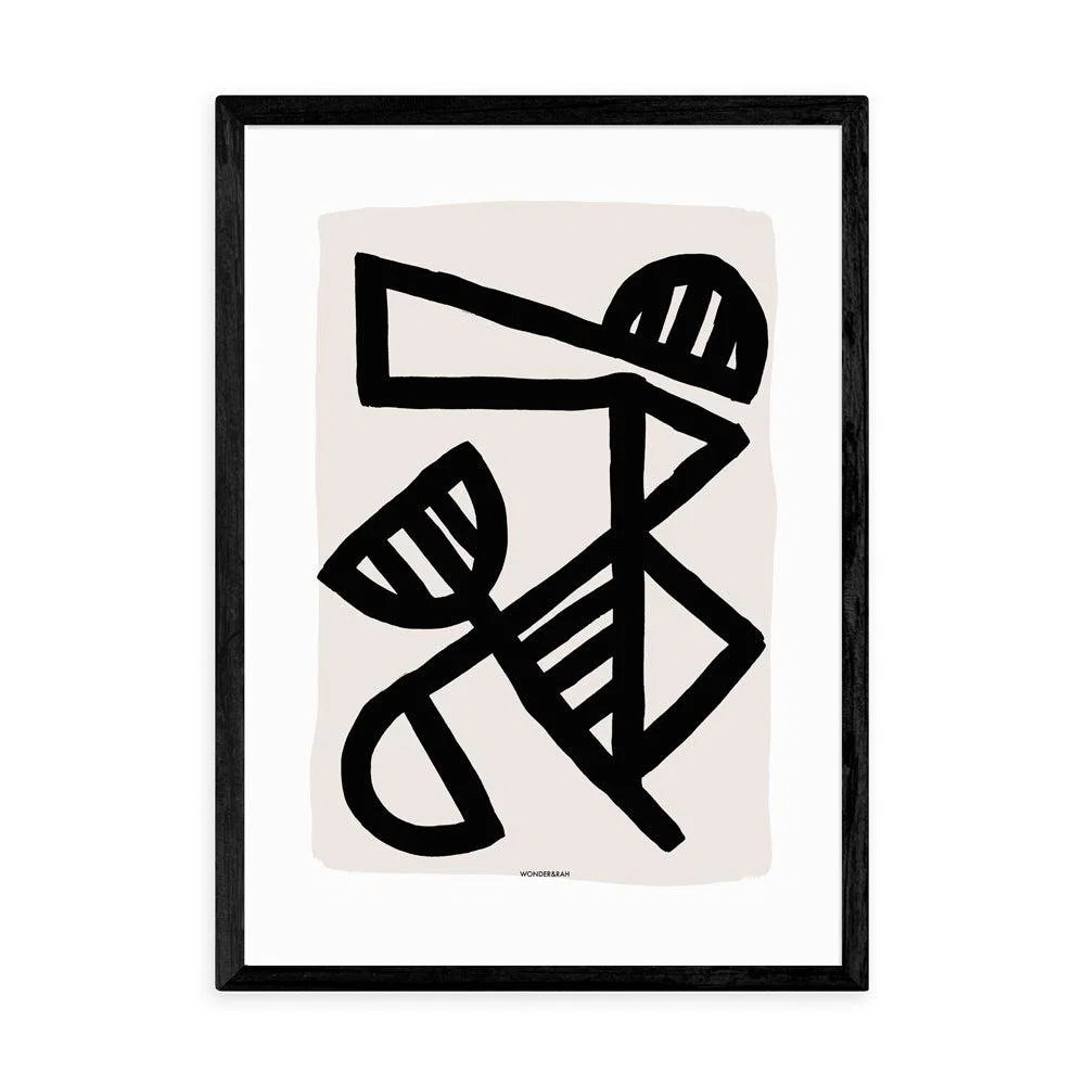 Botanics by Wonder and Rah - A2 Black Framed Art Print – image 2