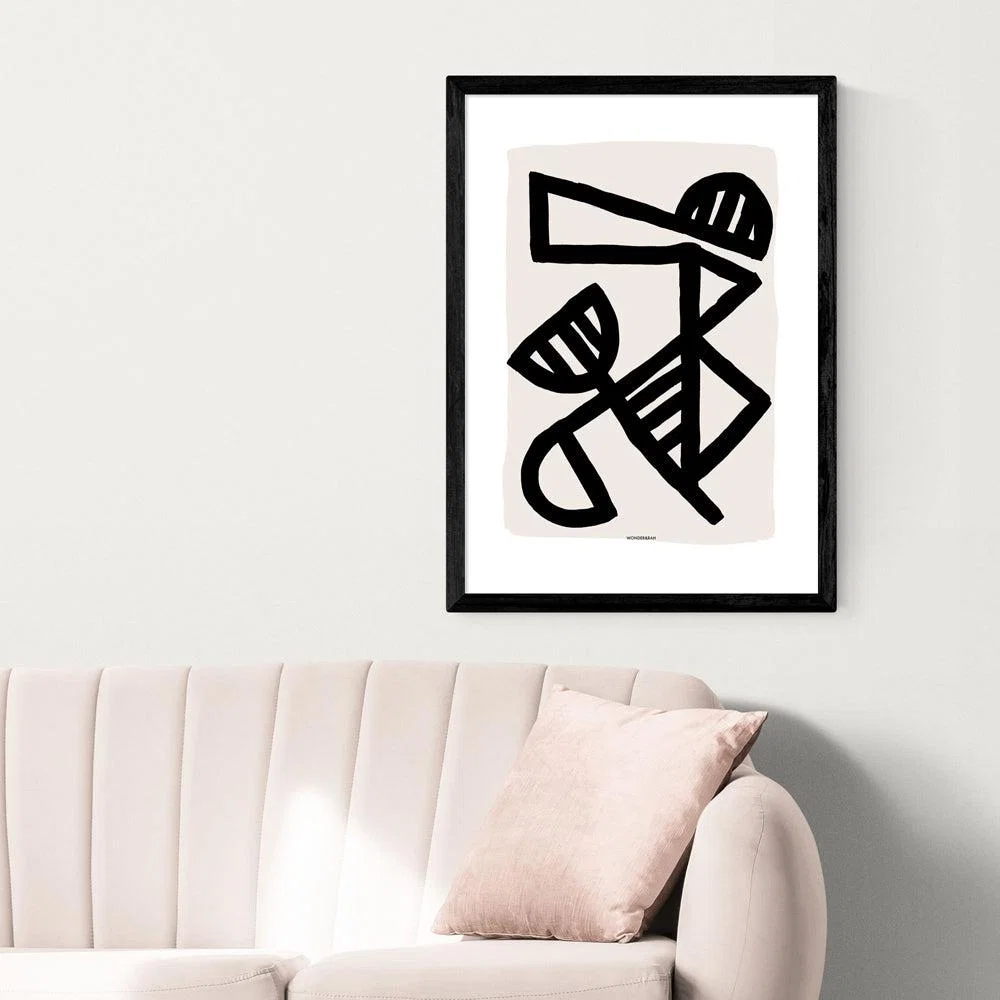 Botanics by Wonder and Rah - A2 Black Framed Art Print – image 1