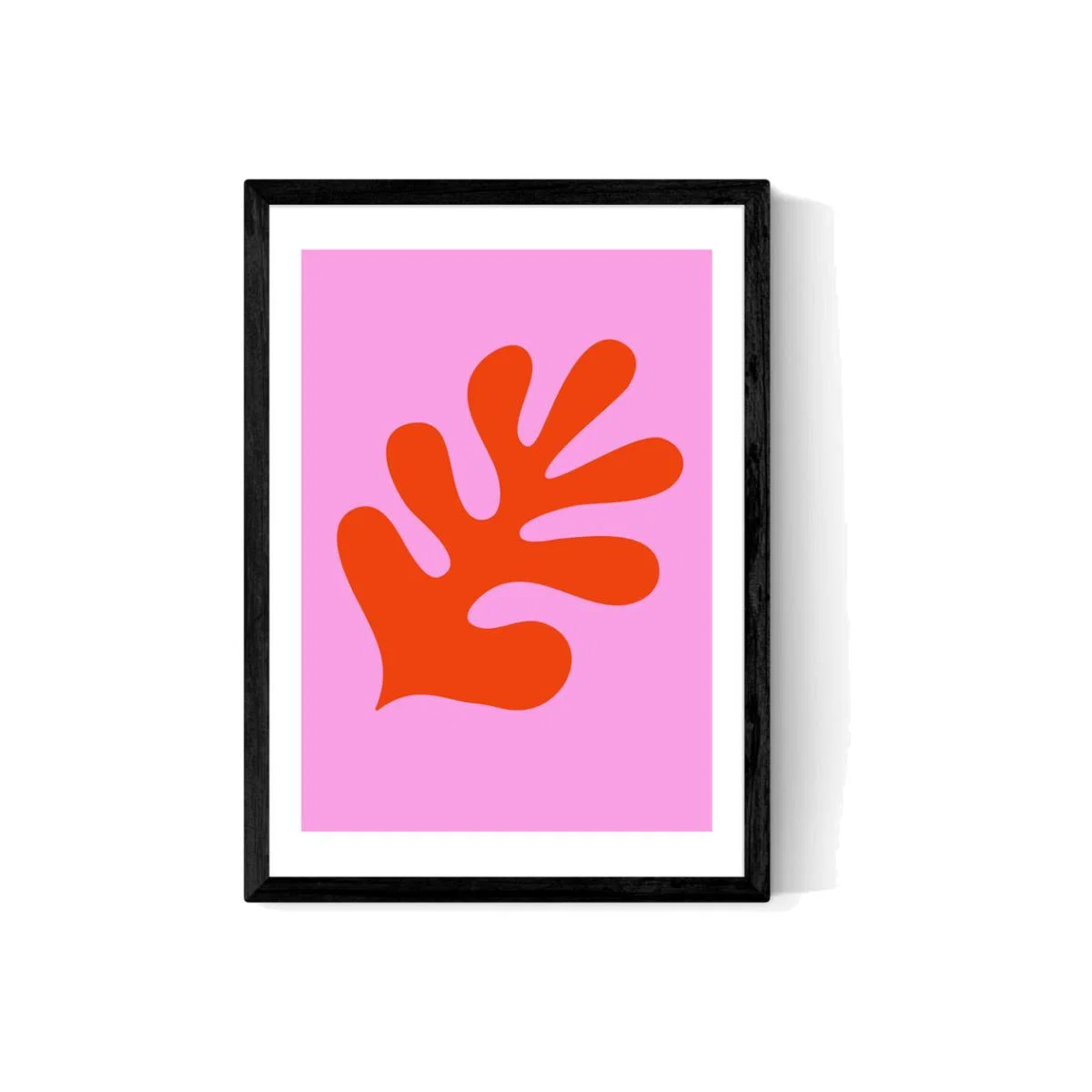 Abstract Flower II by Inoui - A2 Black Framed Art Print – image 1