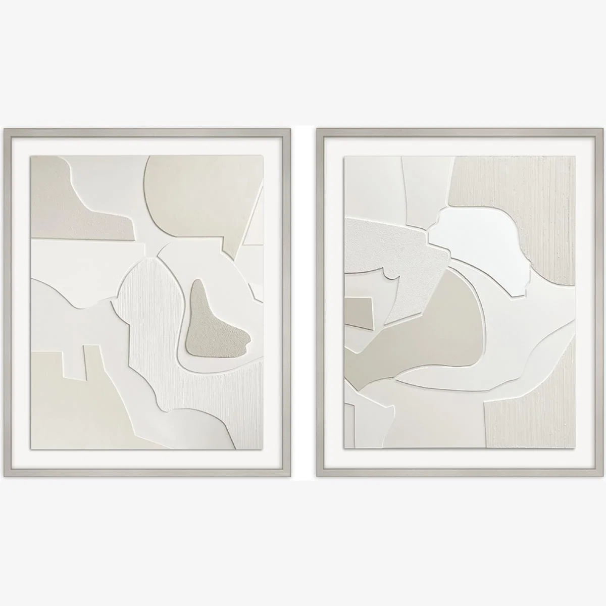 Quintessa Art Set of 2 Mauvar Hand Painting / 120 x 100cm