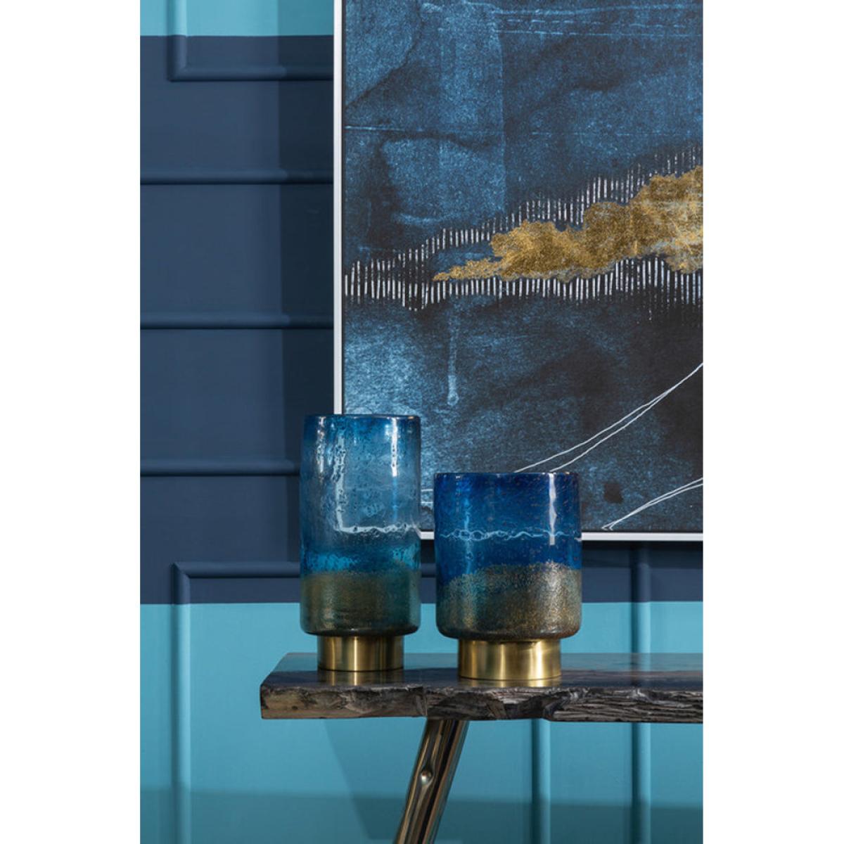 Olivia's Luxe Collection - Blue And Gold Foil Wall Art | Outlet – image 4