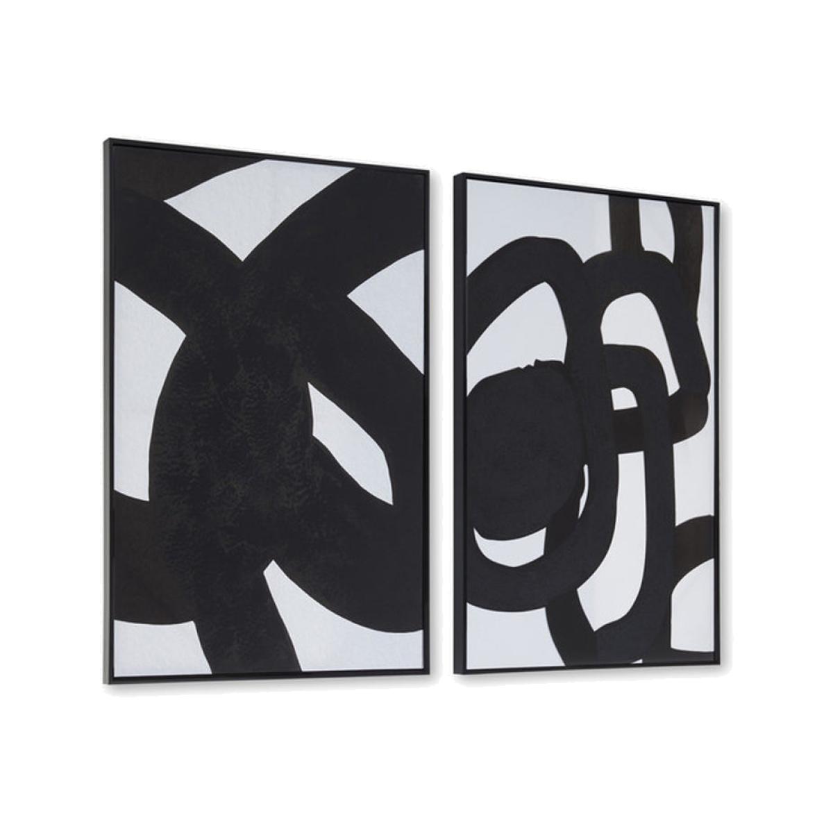 Olivia's Two-Tonal Wall Art, 2 Pieces – image 1
