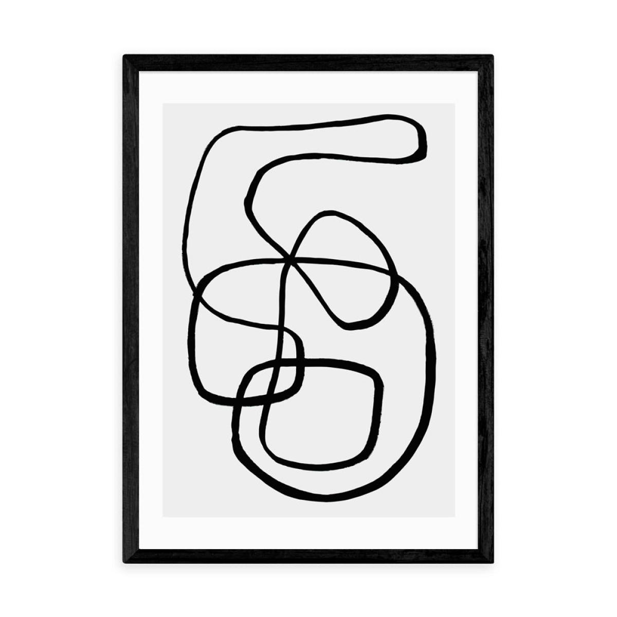 Wanderdraw IV by Rafael Farias - A3 Black Framed Art Print – image 2