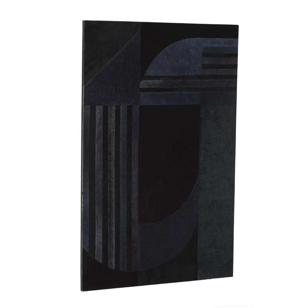 Olivia's Soft Industrial Collection - Safy Deco Print Wall Art in Grey & Black – image 2