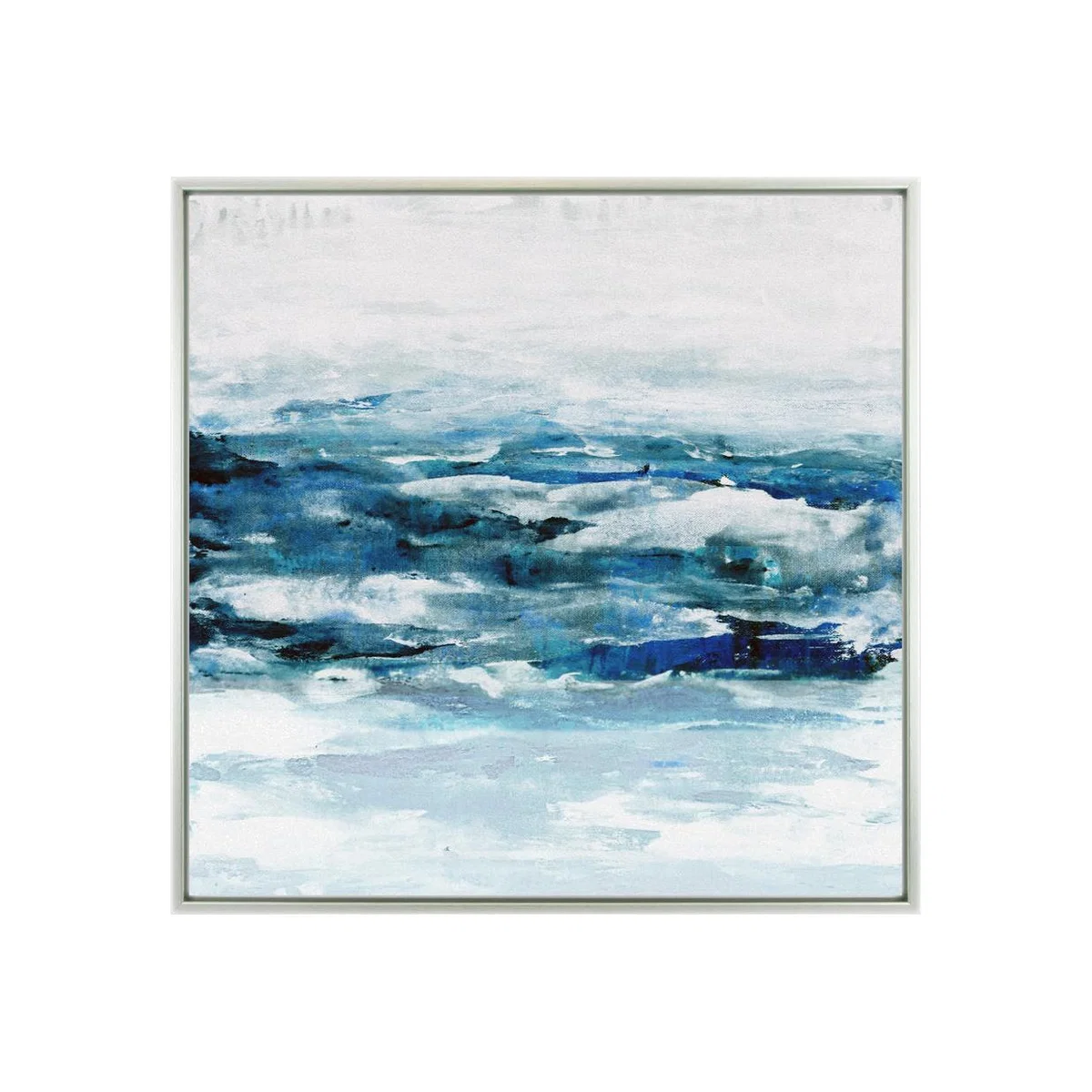 Olivia's 'Seaside Escape' - Framed Canvas - 97x97cm – image 1