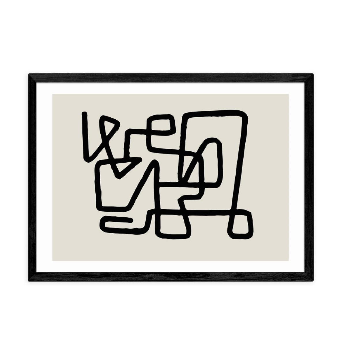 Knot I by In House - A2 Black Framed Art Print – image 2