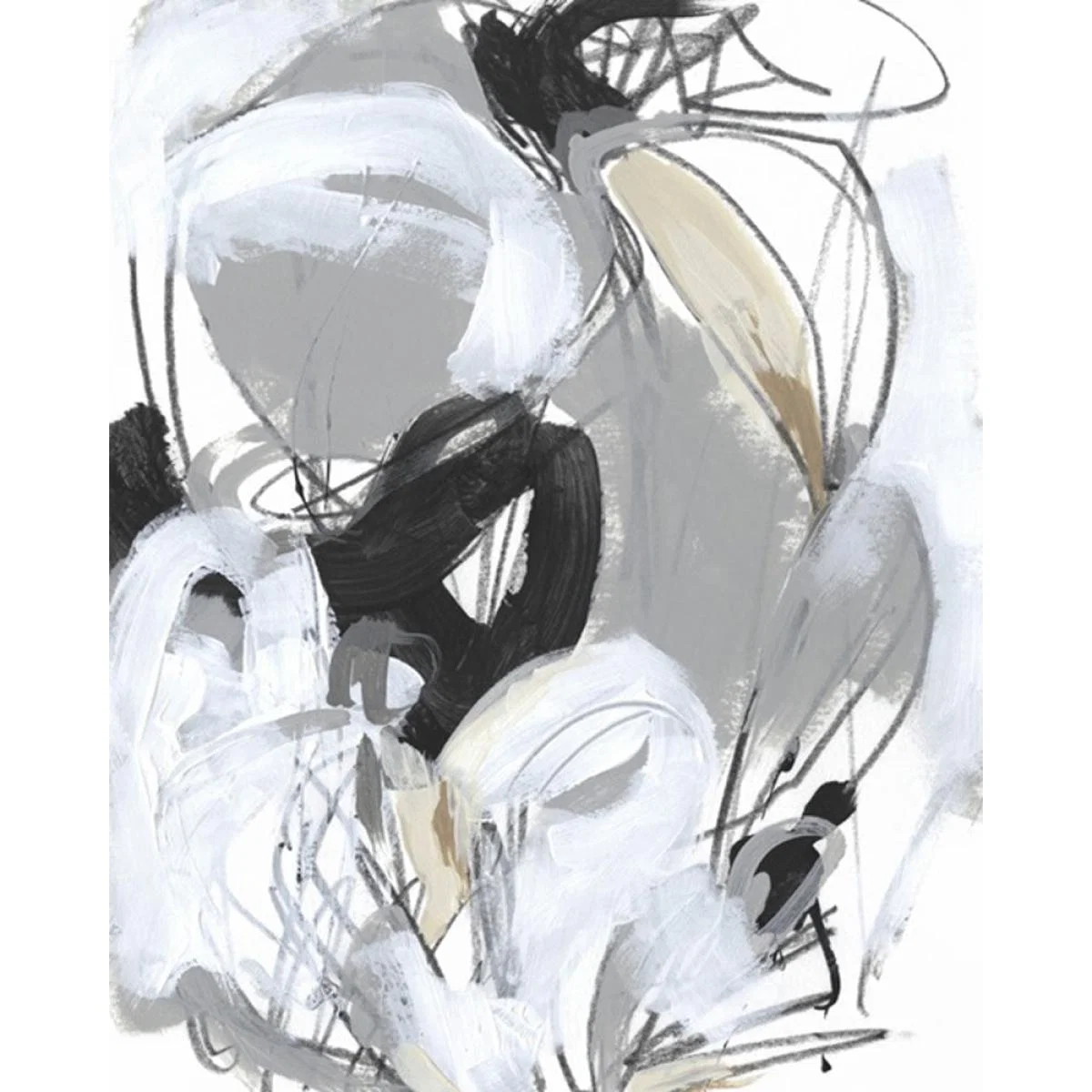 Art Art Art Tangles Threads VI Black – image 2