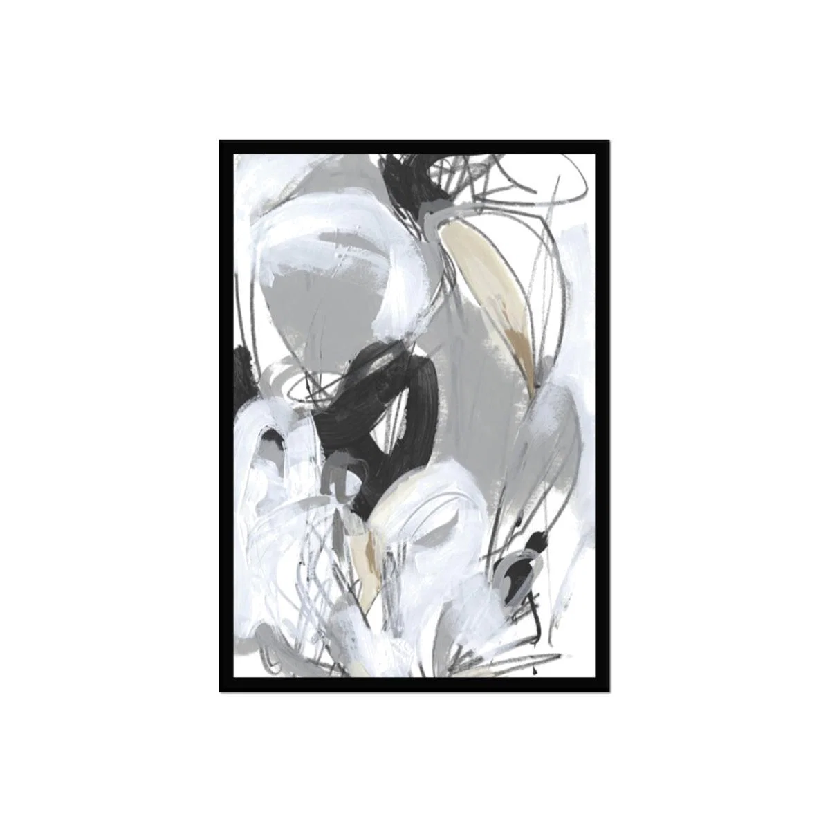 Art Art Art Tangles Threads VI Black – image 1