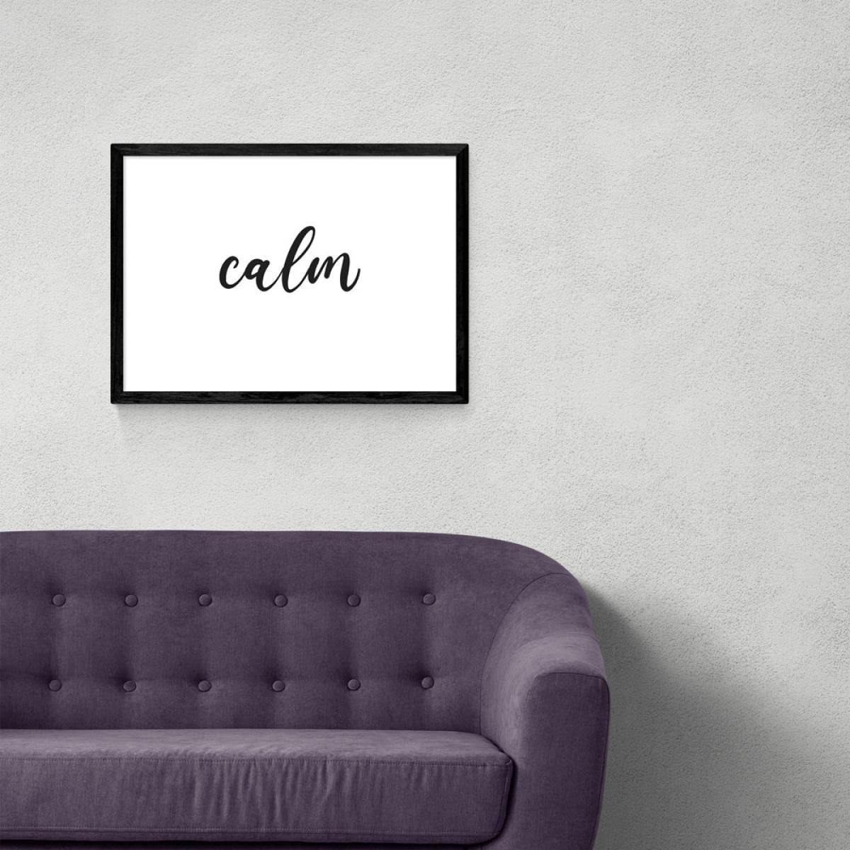 Calm by Violet Studio by Violet Studio - A3 Black Framed Art Print – image 2
