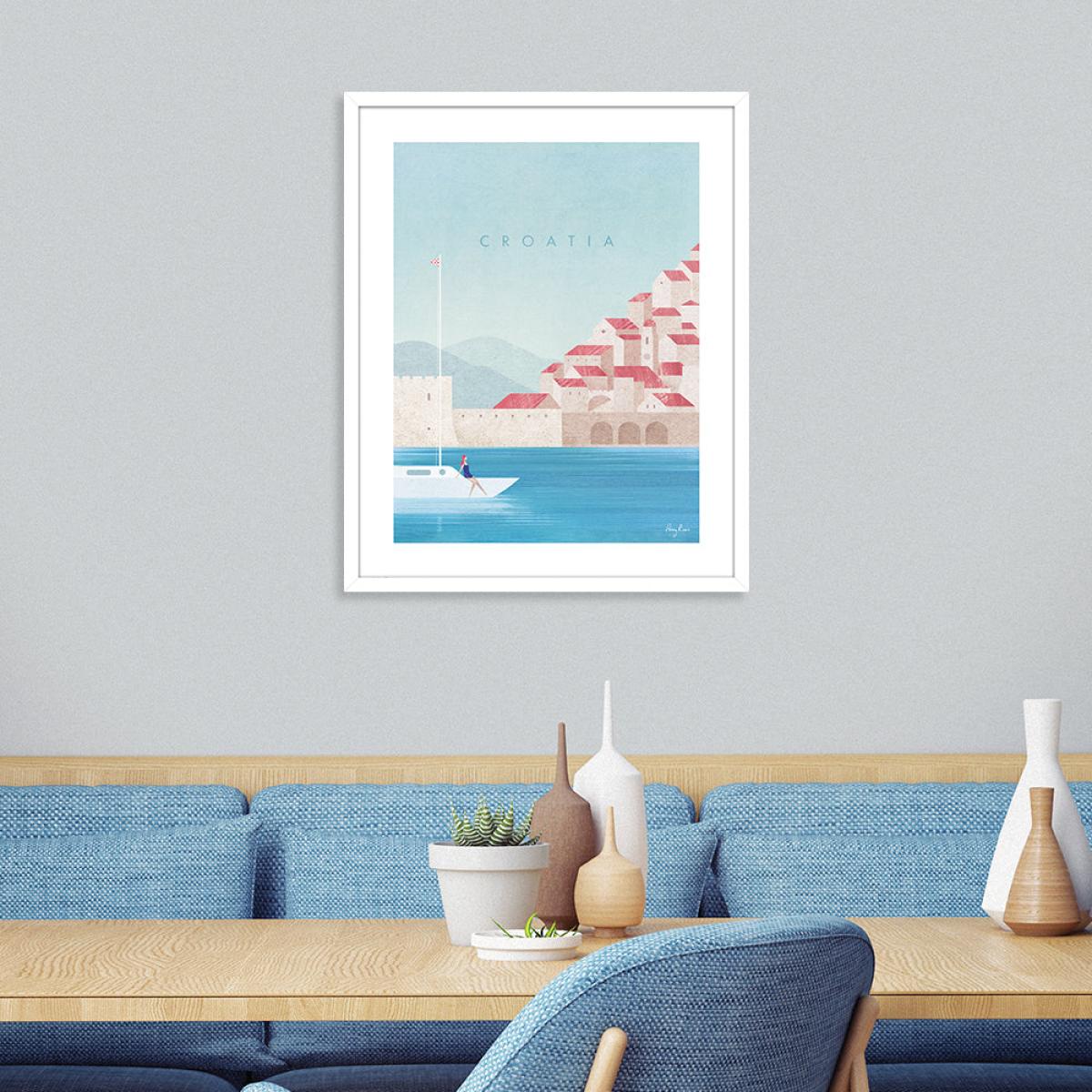 The Art Group Henry Rivers Croatia Framed Art - 40x50cm – image 2
