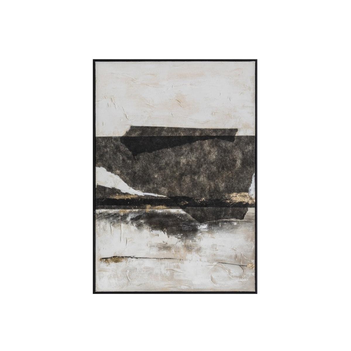 Gallery Direct Cliffs Edge Abstract Framed Canvas Wall Art