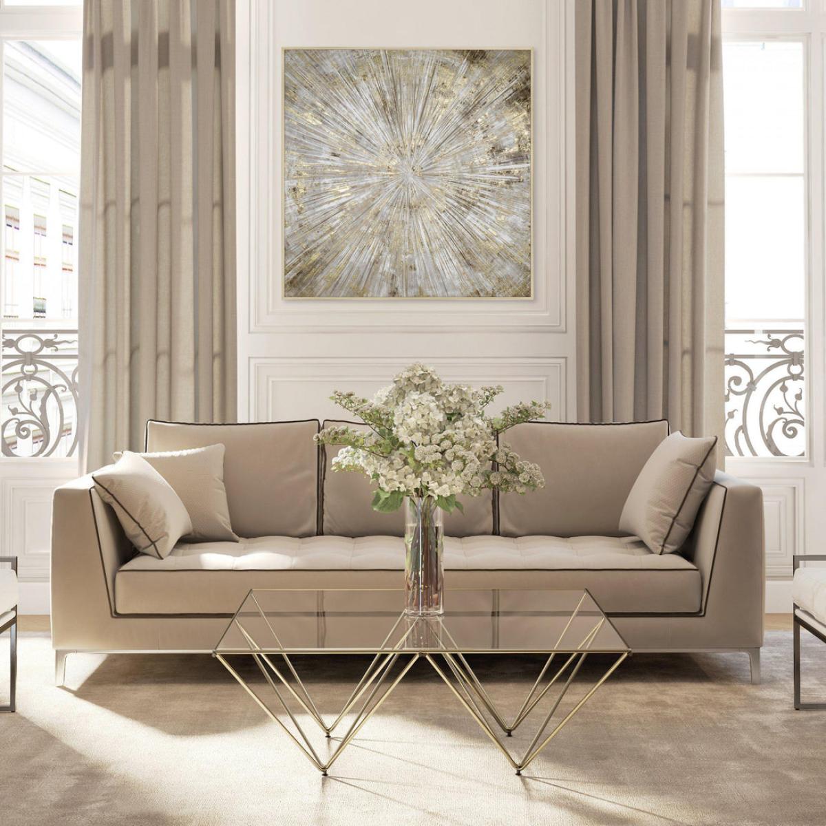 Gallery Interiors 'Starburst Flair ' Framed Wall Art - 100 x 100cm – image 3