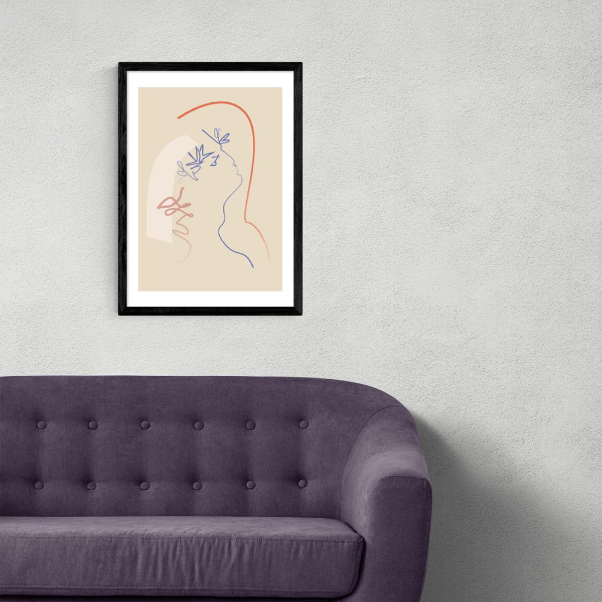 Kisses from Heaven by Flower Love Child - A3 Black Framed Art Print – image 2