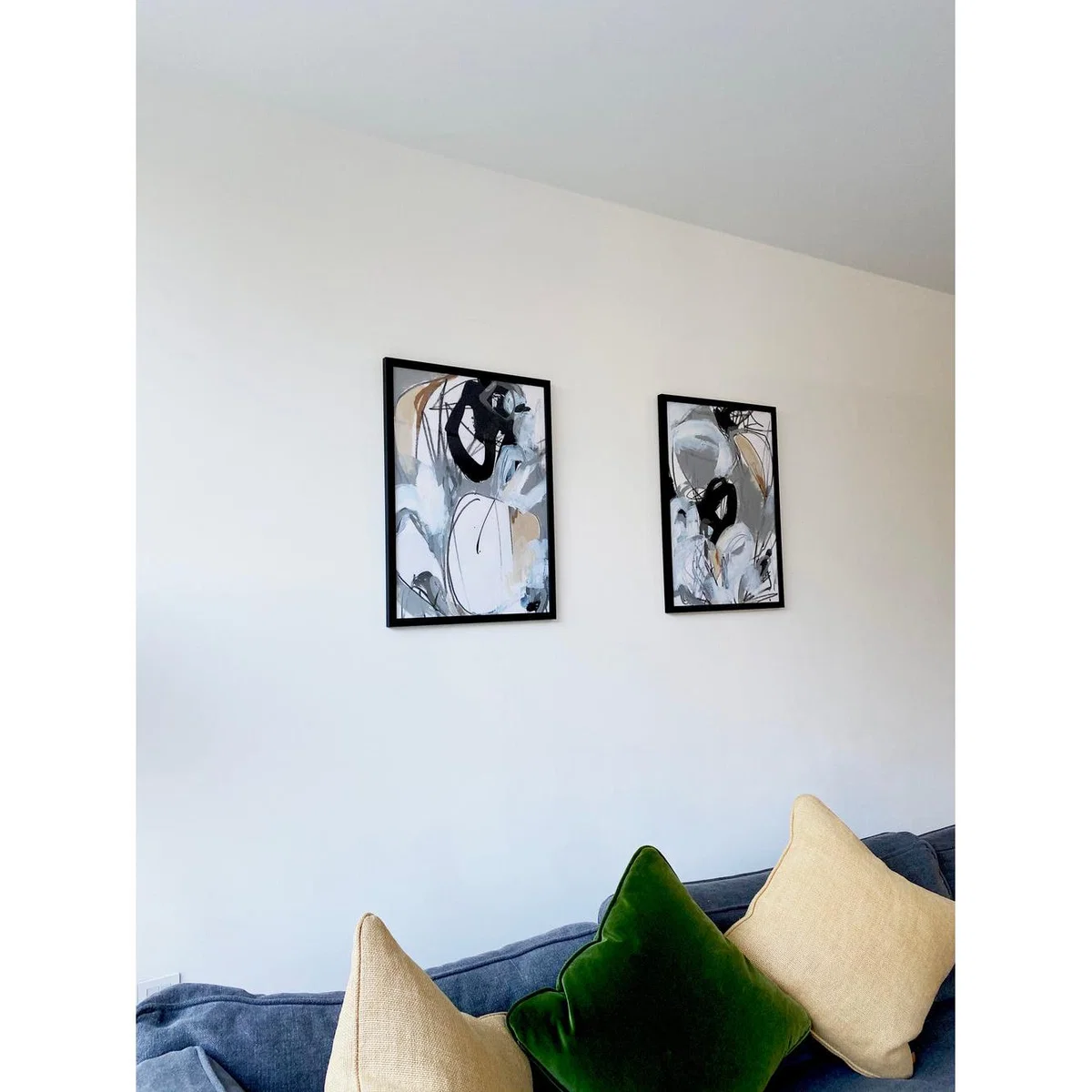 Olivia's Tangled Threads IV Black Framed Wall Art Monochrome | Outlet – image 3