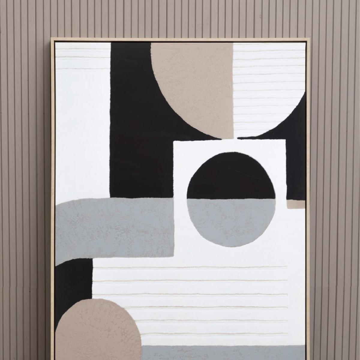 Olivia's Aramis Abstract Monochrome Wall Art Abstract – image 3