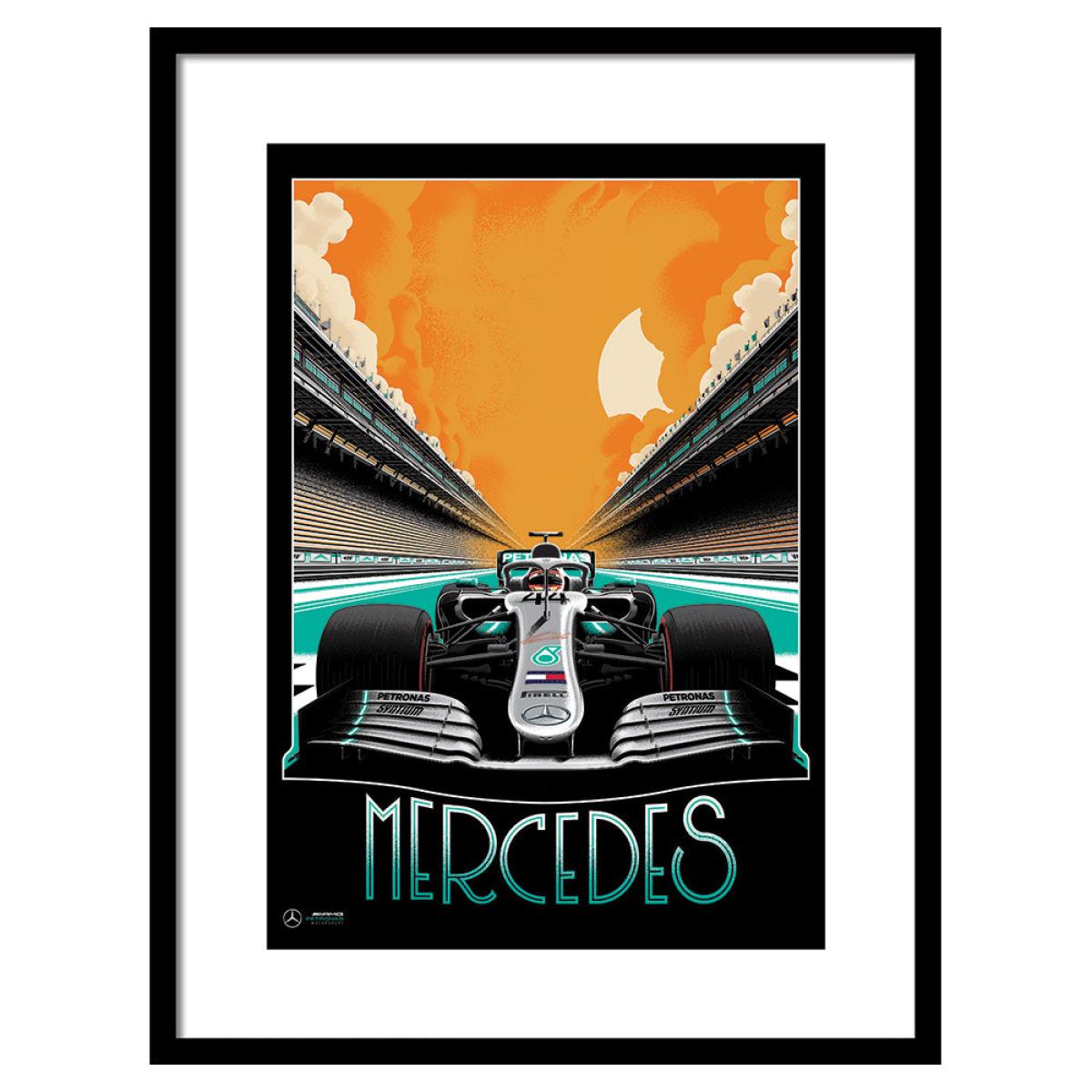 The Art Group Zoom F1 (Mercedes) Pre Framed / Large – image 2