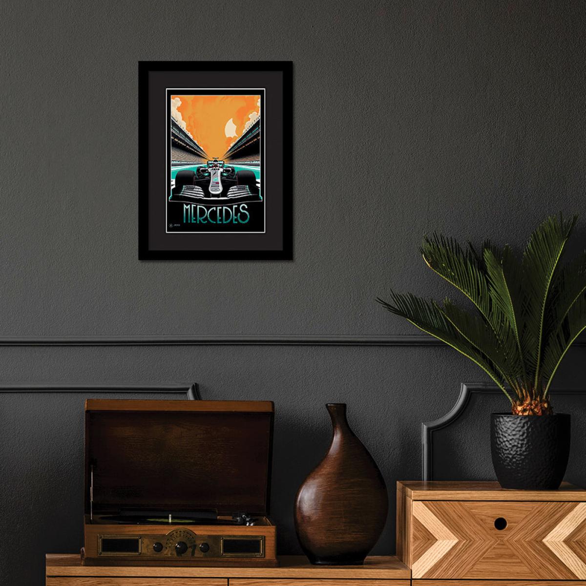 The Art Group Zoom F1 (Mercedes) Pre Framed / Large – image 3