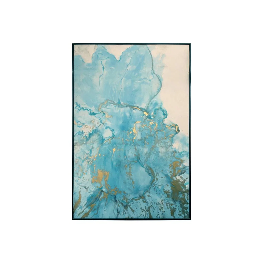 Liang & Eimil Blue Waves Oil Painting