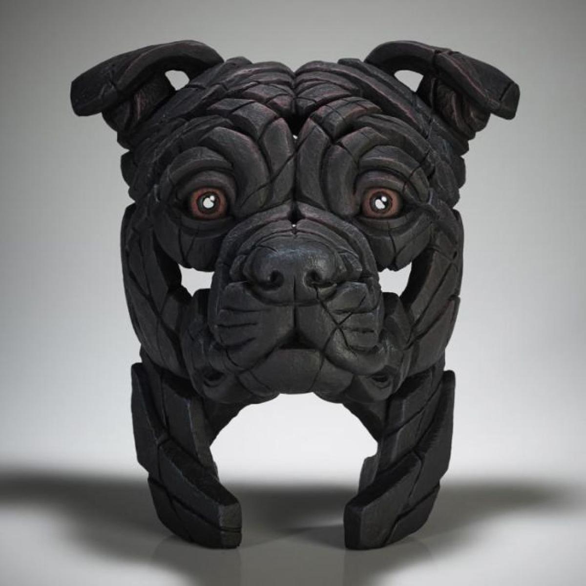 Edge Staffordshire Bull Terrier Bust Black – image 1
